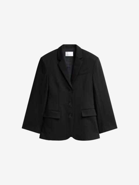 The Frankie Shop Mirbel Cinched Blazer - Black