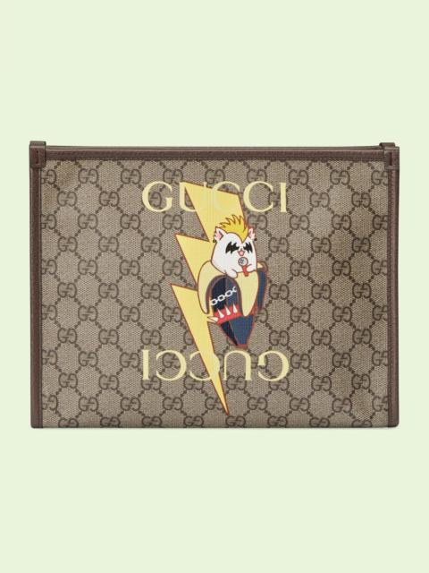 GUCCI Bananya print pouch