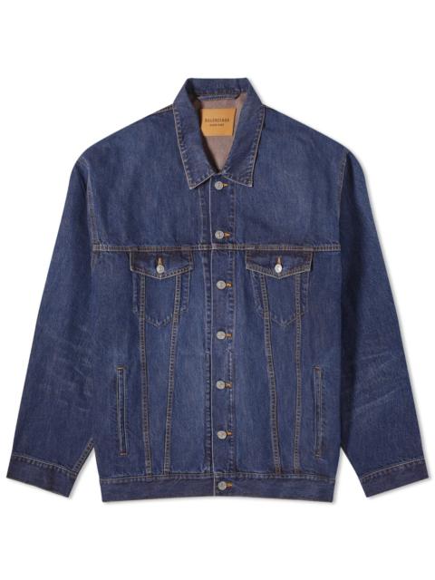 BALENCIAGA Balenciaga Oversized Japanese Denim Jacket