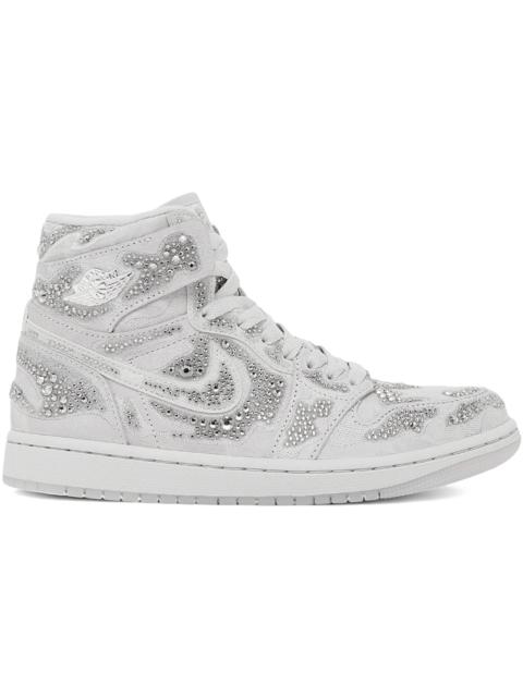 Jordan 1 Retro High OG Swarovski Vast Grey (Women's)