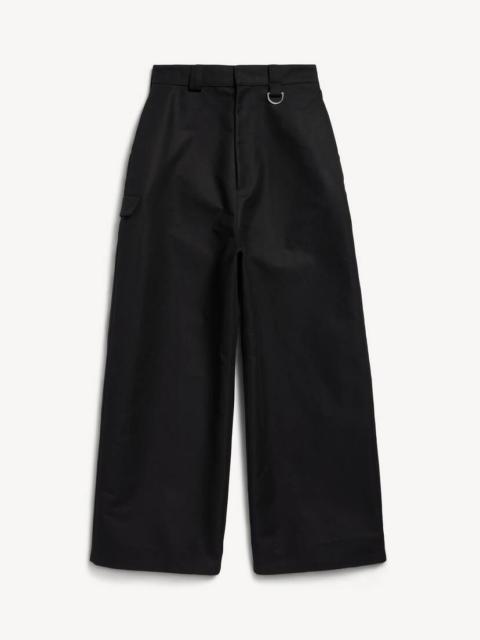 BALENCIAGA Men's Loose Fit Workwear Pants in Black