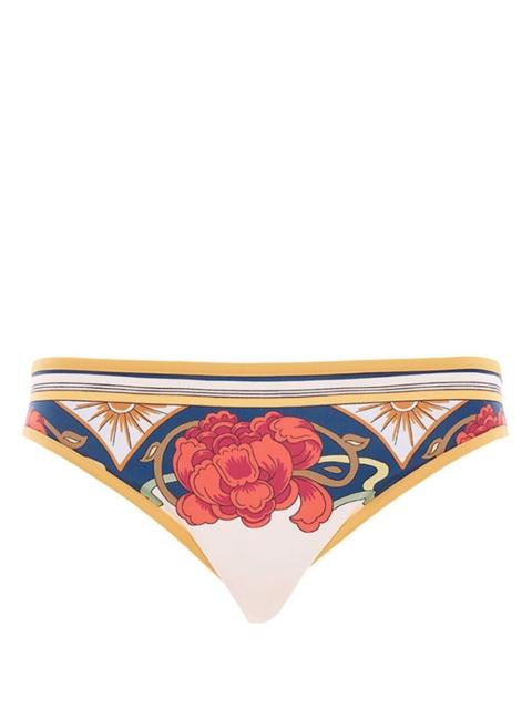 La DoubleJ tropical-print bikini bottoms