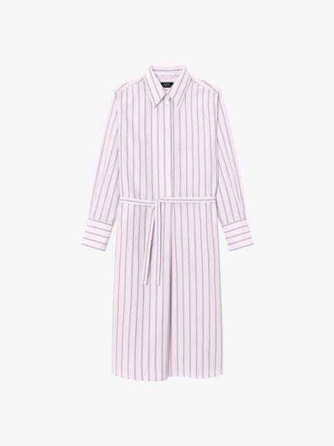 A.P.C. LONG SHIRT DRESS