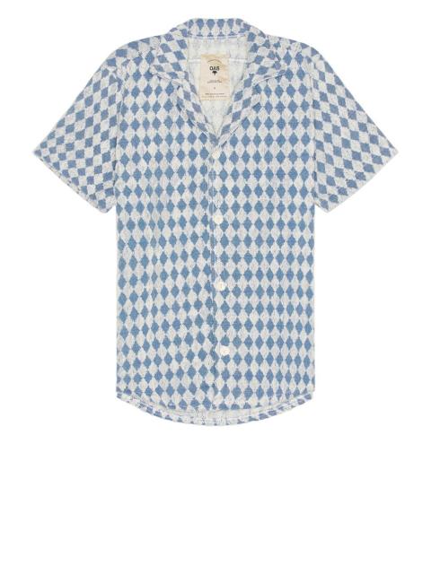 OAS Navy Diamond Cuba Terry Shirt