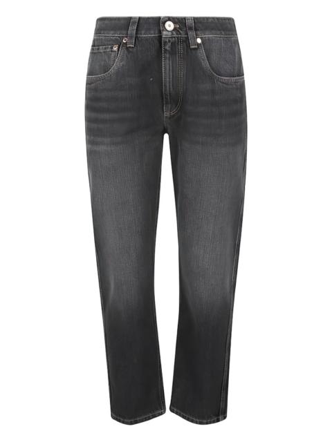 Brunello Cucinelli five-pocket straight jeans