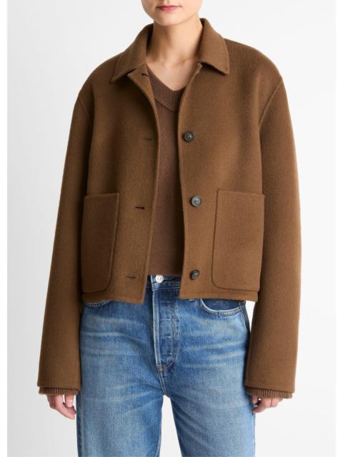 Vince Wool & Cashmere-Blend Short Jacket