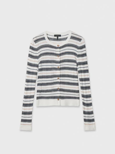 rag & bone Teresa Striped Cardigan
