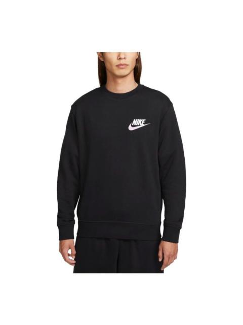 Nike Nike Club French Terry Crew Sweatshirt (Asia Sizing) 'Black' FB7685-010