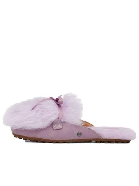 UGG (WMNS) UGG Shaine Fluff Lightweight Cozy Flat Plush Slipper Pink Purple 1105316-SHAD