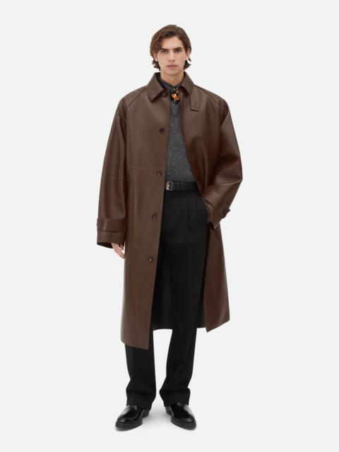 Bottega Veneta Bonded Leather Trench Coat