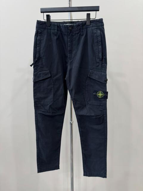 Stone Island Stone Island Washed Zip-Up Pocket Work Pants