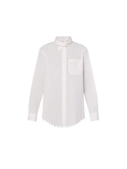 Louis Vuitton Knotted Collar Long-Sleeved Shirt