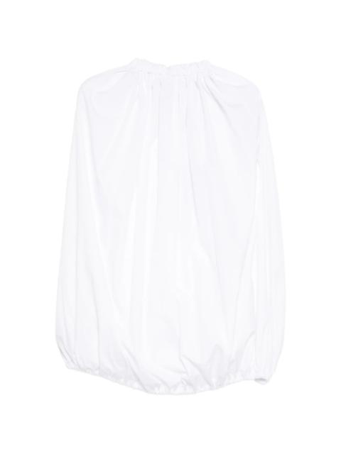Comme Des Garçons White Cotton Blouse