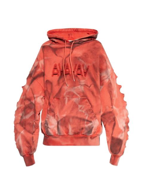 AVAVAV laser cut logo hoodie
