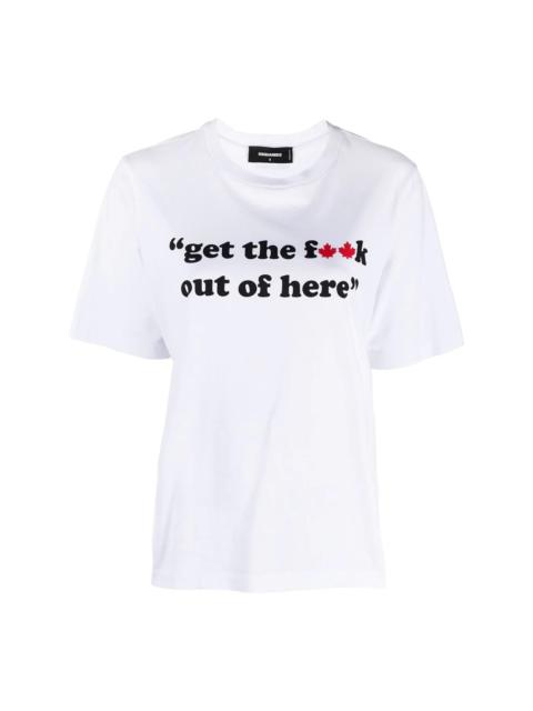 DSQUARED2 slogan-print T-Shirt