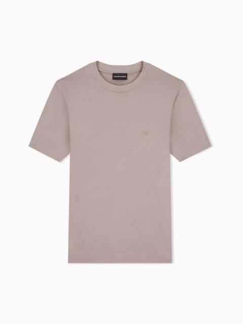 EMPORIO ARMANI TRAVEL ESSENTIAL LYOCELL BLEND JERSEY T-SHIRT