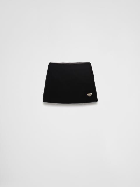 Prada Velvet miniskirt