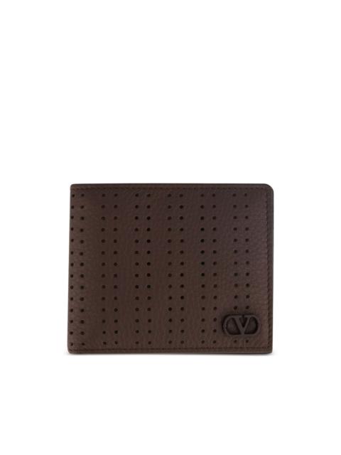Valentino VLogo perforated wallet