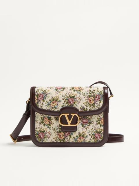 Valentino VALENTINO GARAVANI 9TO5 SHOULDER BAG IN PAPIER FLORAL JACQUARD FABRIC