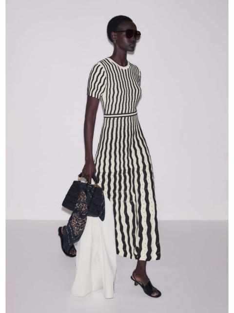 ME+EM Stripe Knit Maxi Dress