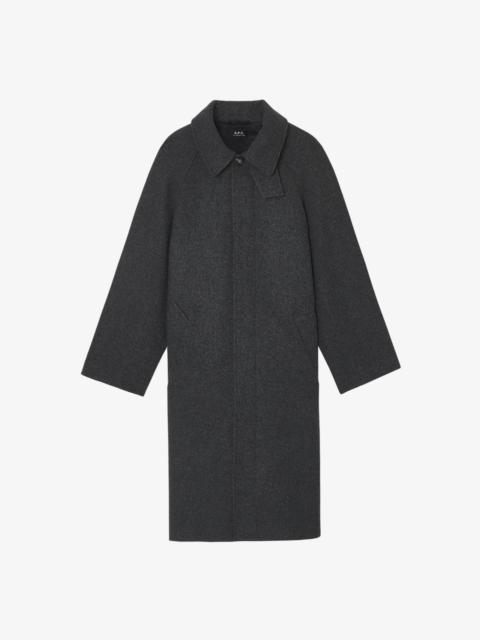 A.P.C. RAGLAN SLEEVE COAT