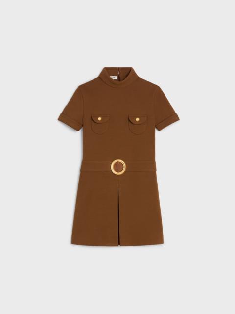 CELINE mini dress in wool jersey