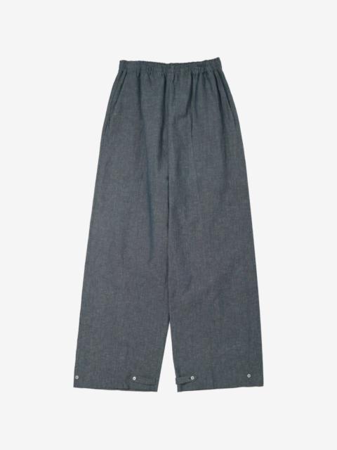 SETCHU elasticated-waist button-cuff trousers