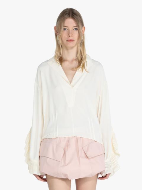 N°21 RUFFLE-DETAIL BLOUSE