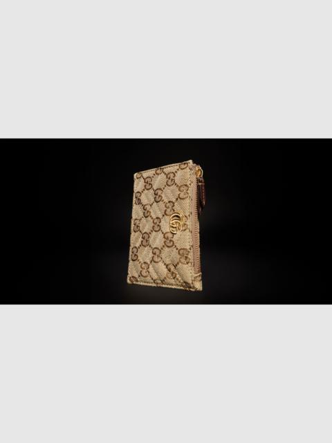 GUCCI GG Marmont zip key pouch