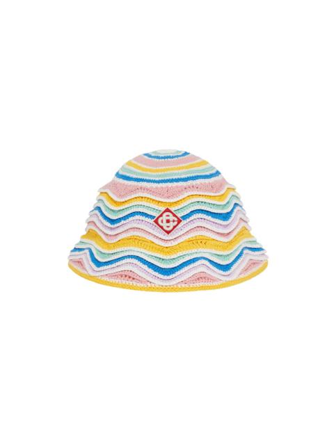 CASABLANCA Zig Zag Crochet Hat