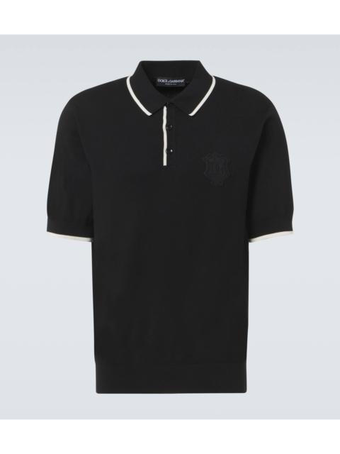 Dolce & Gabbana Logo cotton polo shirt