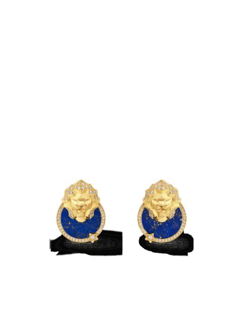 CHANEL Lion Médaille earrings