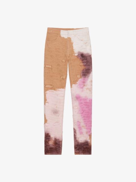 Givenchy SLIM-FIT JEANS IN DESTROYED DENIM