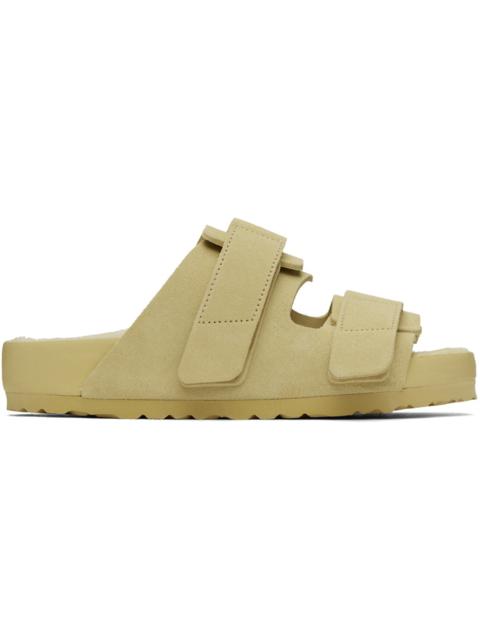TEKLA Yellow Birkenstock Edition Uji Sandals