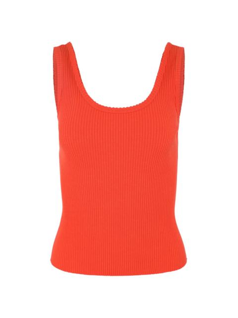 Scoop rib tank top