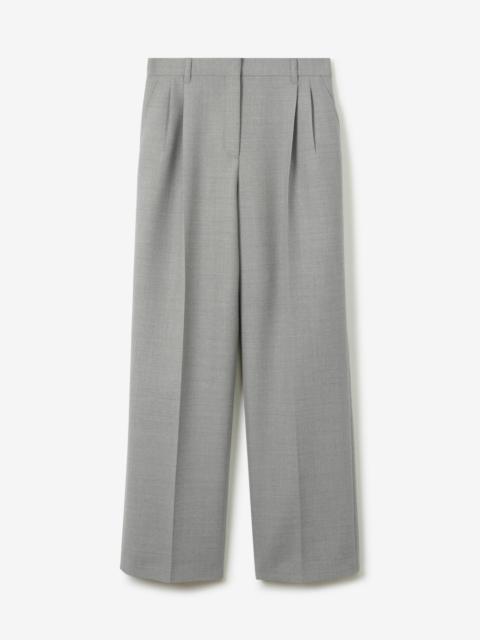 Wool Wide-leg Trousers