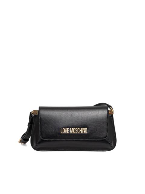 Moschino logo-plaque tote bag