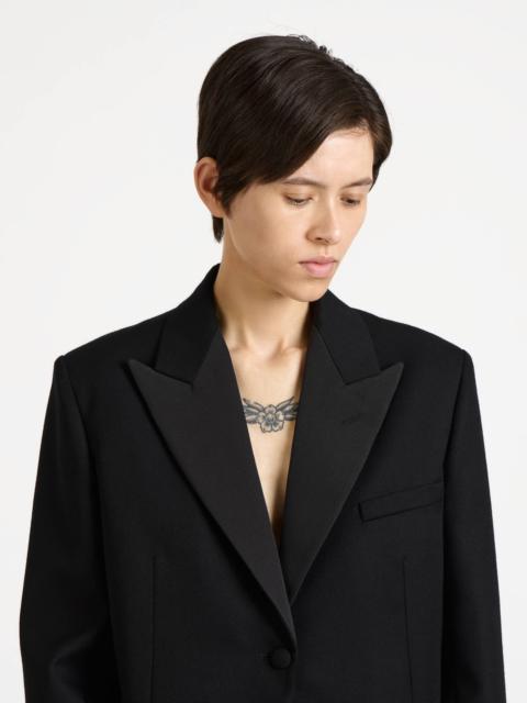 JW Anderson FITTED TUXEDO JACKET IN BLACK