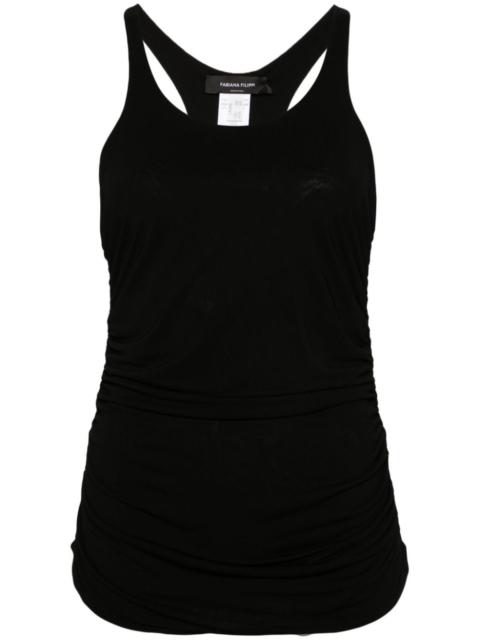 FABIANA FILIPPI ruched racerback tank top