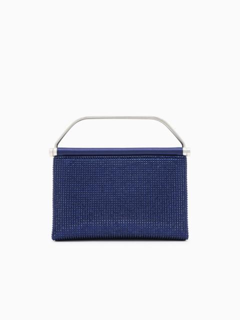 GIORGIO ARMANI SMALL SATIN AND RHINESTONE HANDBAG