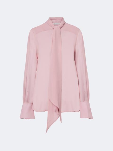 NINA RICCI Tie-neck silk blouse