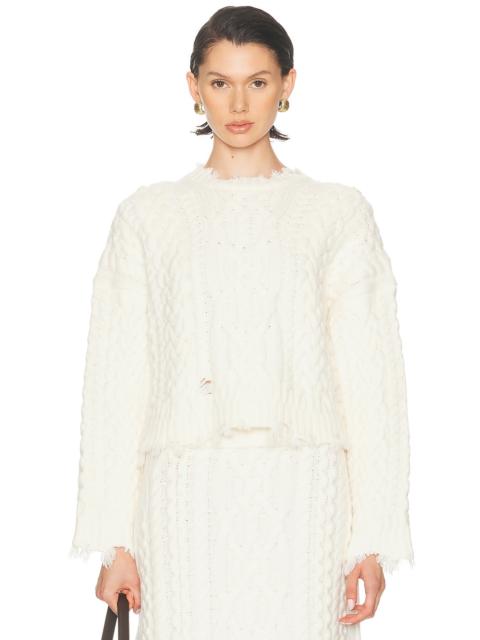 SIMKHAI Felix Cropped Sweater
