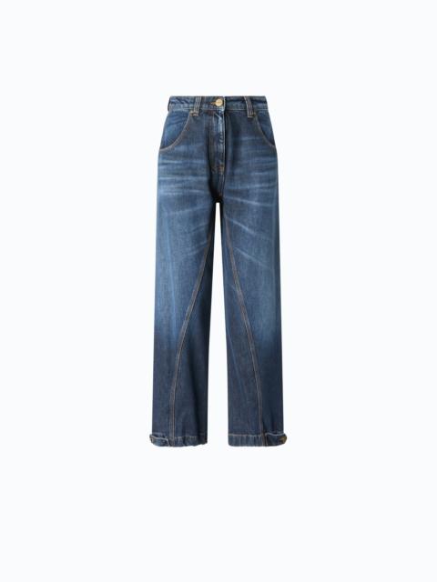 PINKO STRAIGHT-FIT JEANS WITH WORKWEAR LOOP