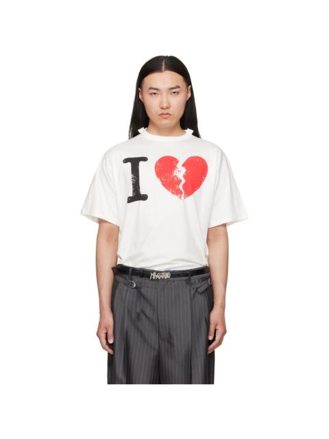 MAGLIANO Off-White 'I Suffer' T-shirt