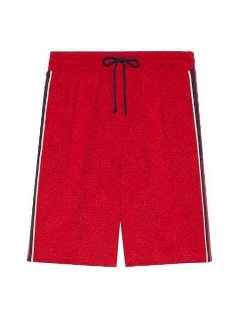 GUCCI Gucci GG Knitted Shorts 'Red' 662336-XJDEM-6863