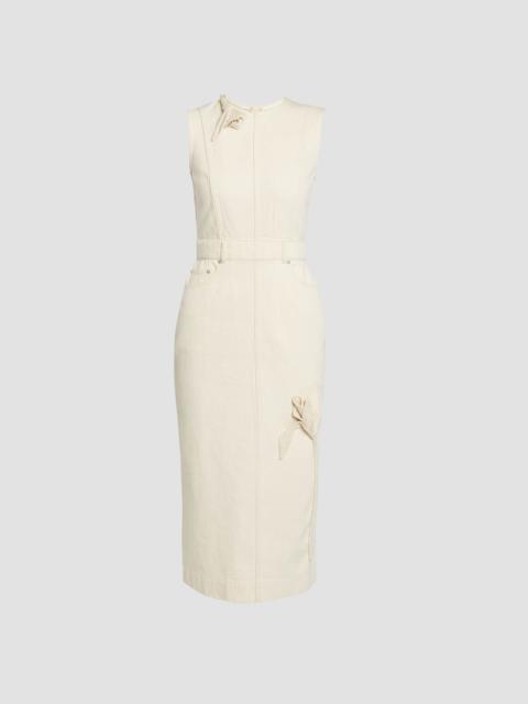 Erdem DENIM SLEEVELESS MIDI DRESS