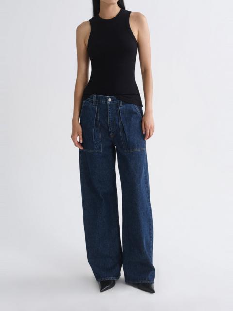 AGOLDE LOW CURVE UTILITY JEAN IN RANK