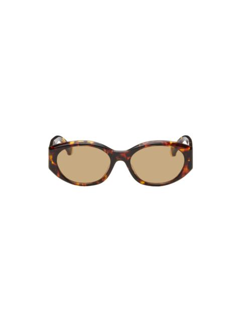 Stella McCartney Tortoiseshell Oval Sunglasses