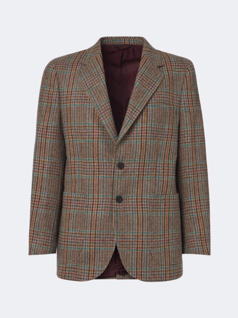 RUBINACCI Checked virgin wool blazer