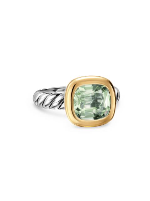 DAVID YURMAN Women's DY Mercer Color Stone Ring in Sterling Silver - New Prasiolite
